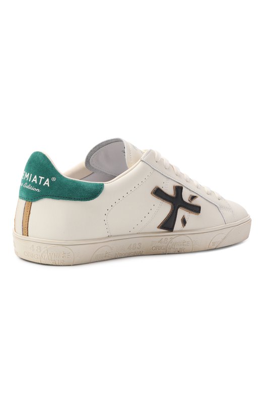 Комбинированные кеды Steven Premiata STEVEN/VAR 7284 Кремовый  STEVEN/VAR 7284 Фото 4