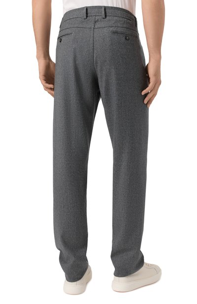 Шерстяные брюки CANALI, арт. V1659G/AR03472, фото 4