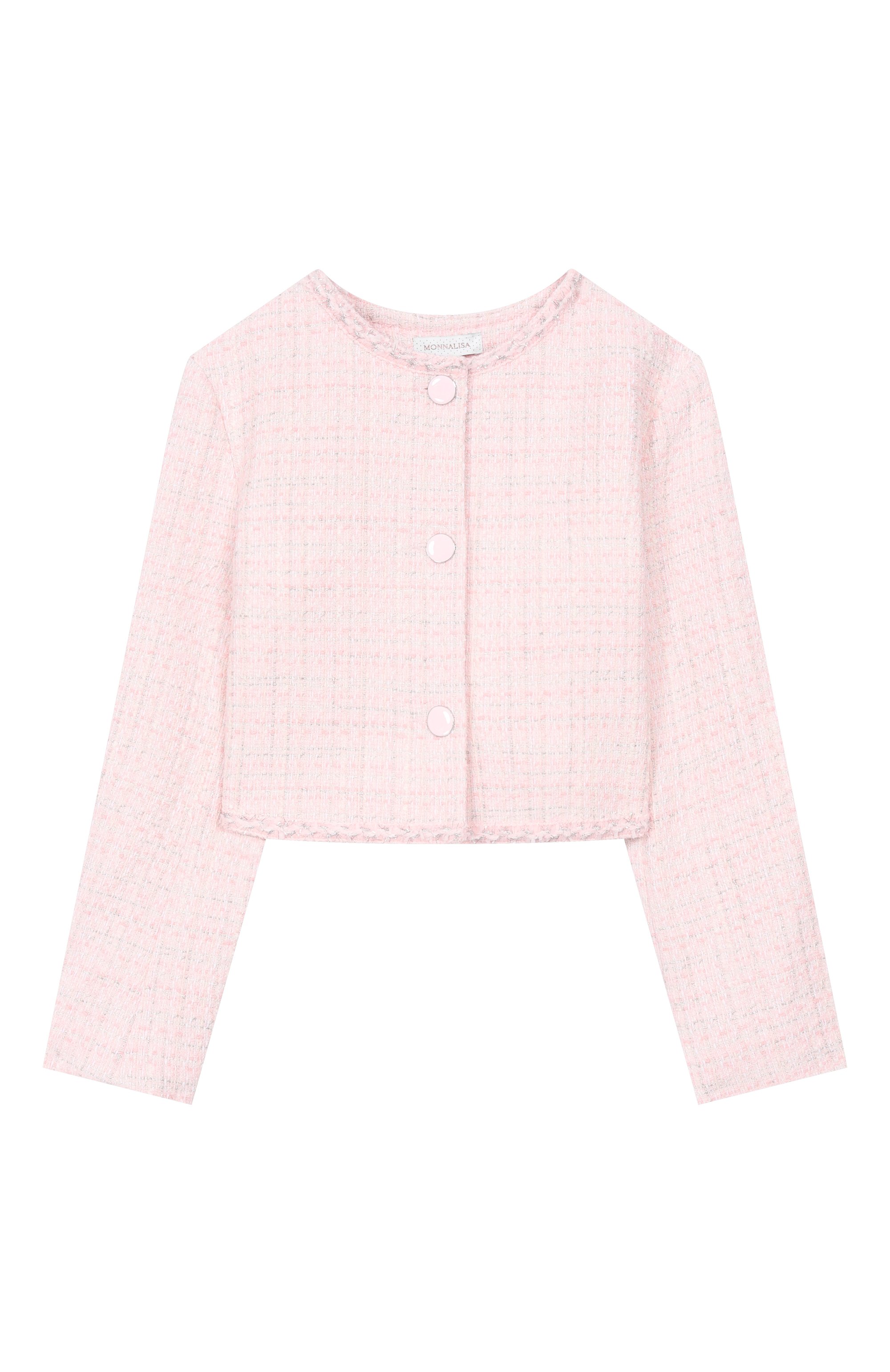 Твидовый жакет MONNALISA, арт. 71G102, фото 1