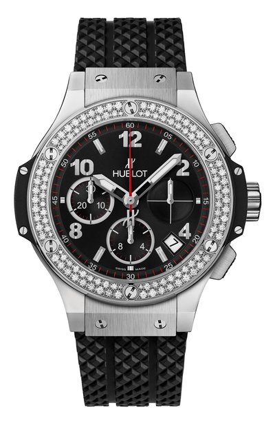 Женские часы big bang steel diamonds HUBLOT, арт. 341.SX.130.RX.114