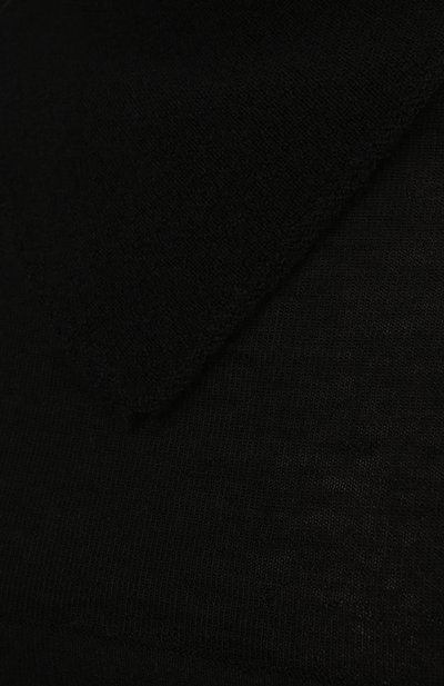 Кашемировый пуловер RICK OWENS черного цвета по цене 44200 руб., арт. R002A7673/WS, фото 5 Кашемировый пуловер RICK OWENS, арт. R002A7673/WS, фото 5