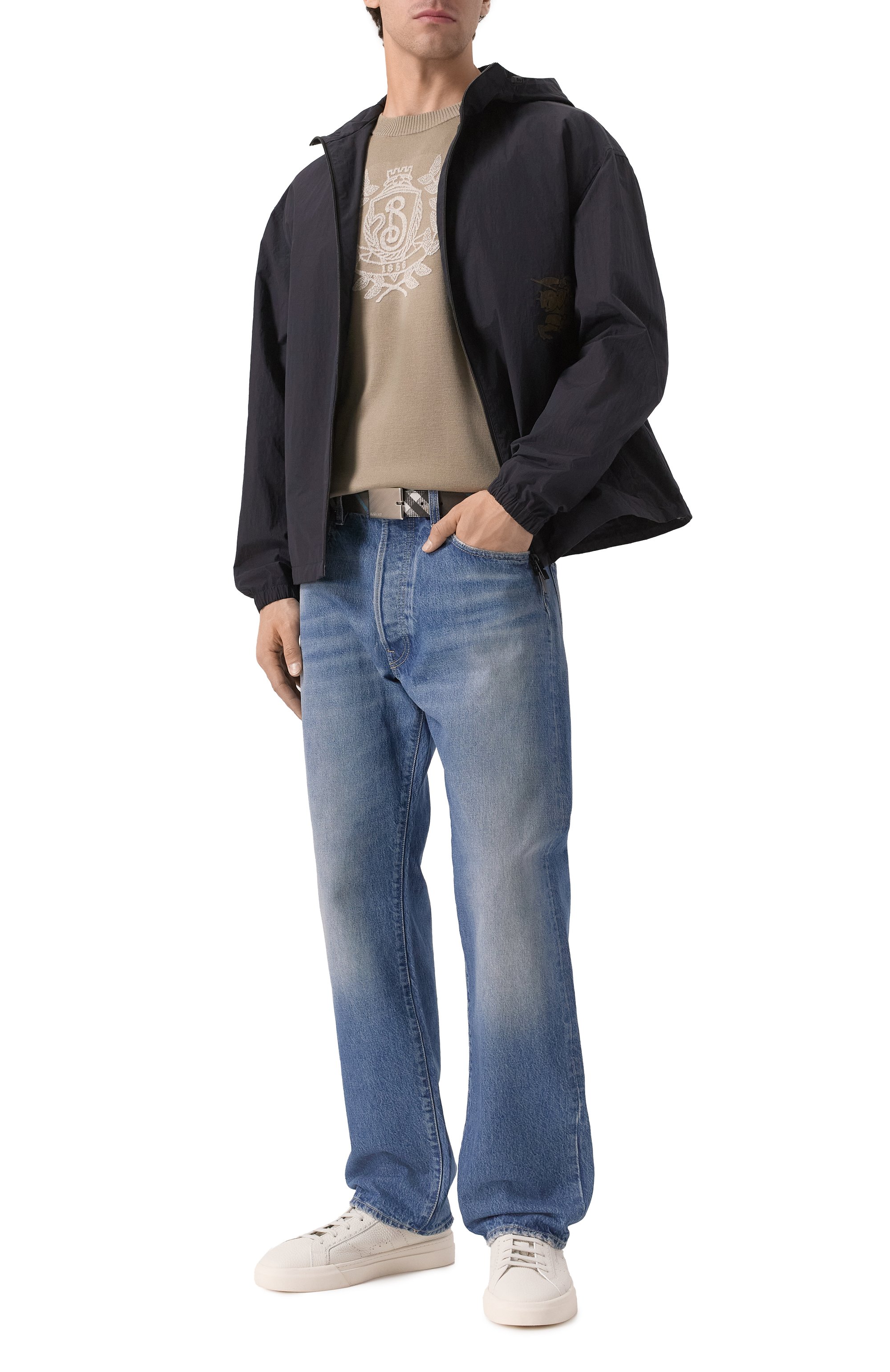 Шерстяной джемпер BURBERRY, арт. 8106618, фото 2