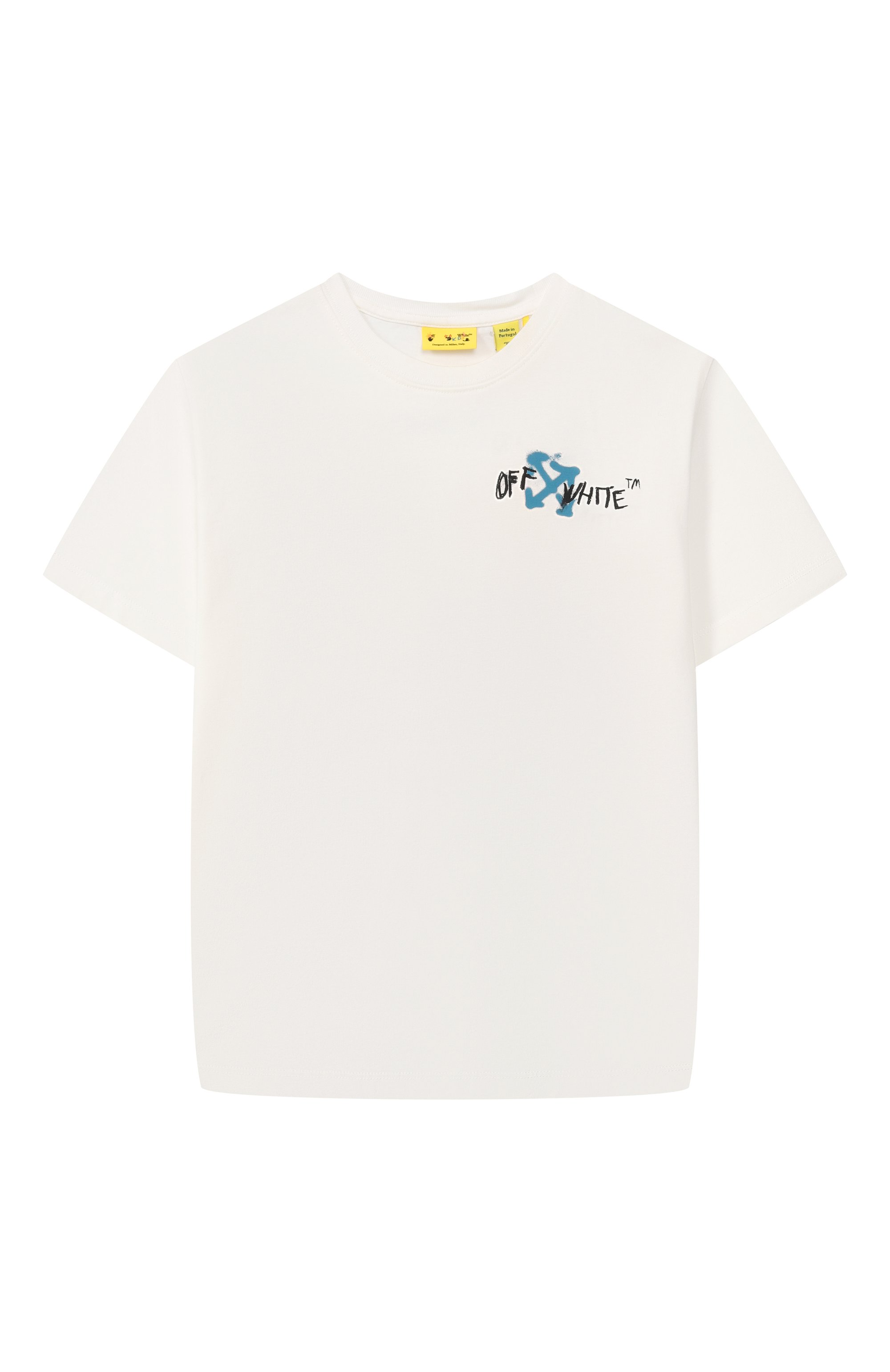 Хлопковая футболка OFF-WHITE, арт. 0BAA002S26JER00E, фото 1
