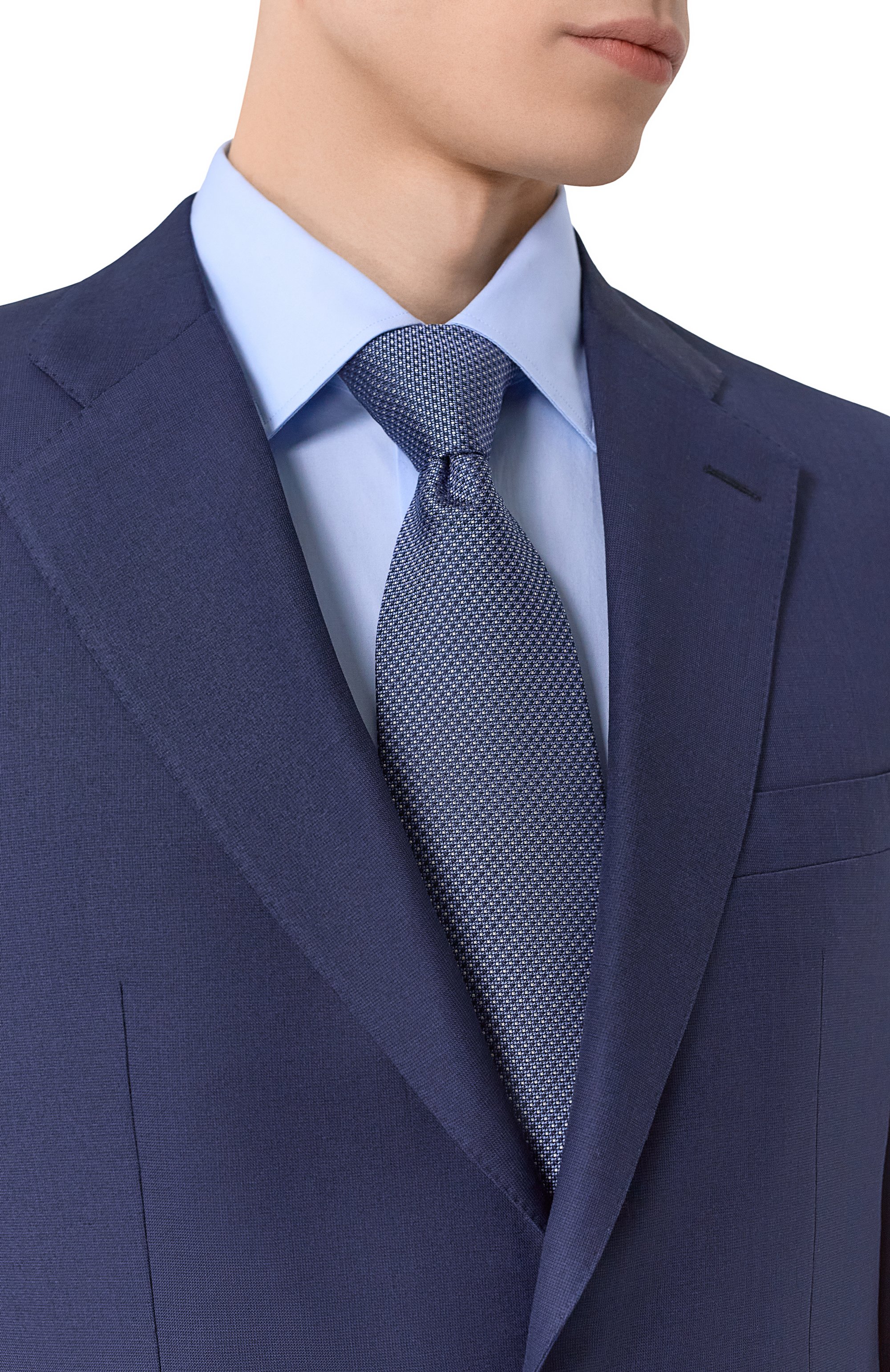 Шелковый галстук CORNELIANI, арт. 25U302-2520303, фото 2