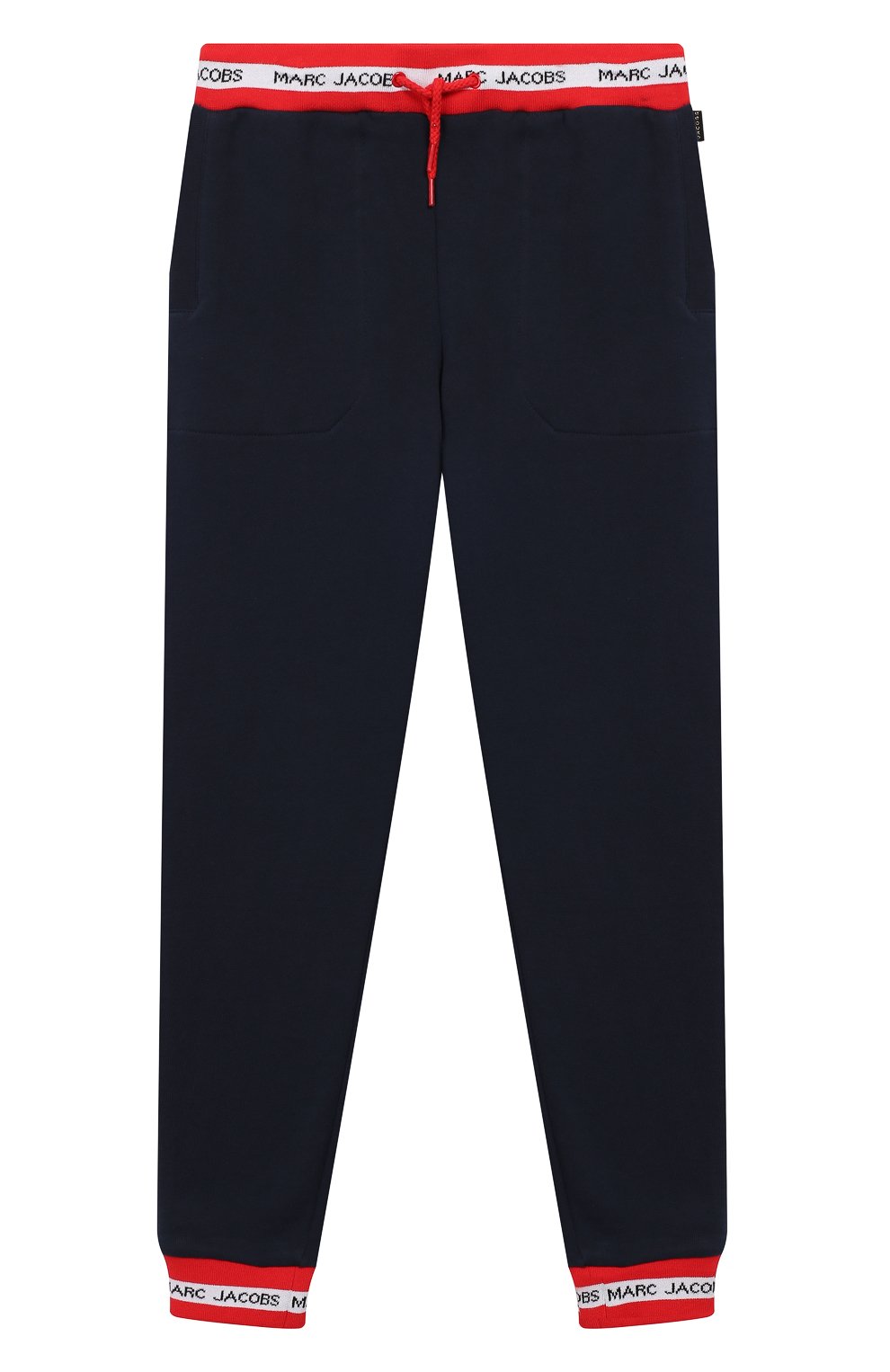 Хлопковые джоггеры MARC JACOBS (THE) синего цвета по цене 9950 руб., арт. W24207, фото 1 Хлопковые джоггеры MARC JACOBS (THE), арт. W24207, фото 1