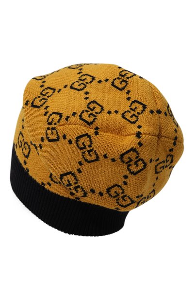 Шапка из шерсти и хлопка GUCCI, арт. 664983 3GF10, фото 2