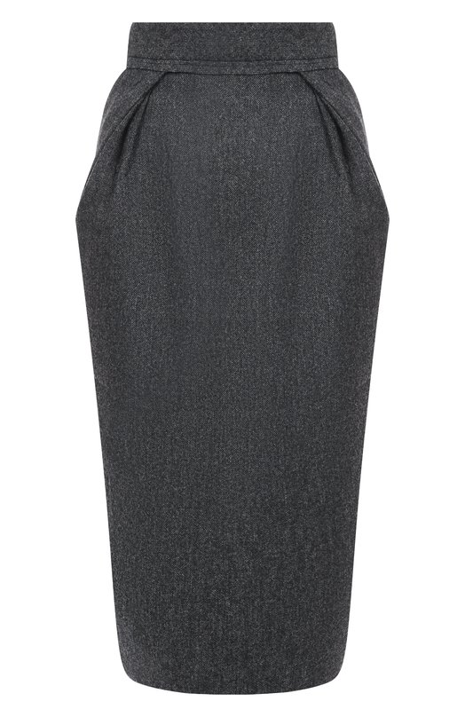 Шерстяная юбка Maison Margiela S29ME0032/M35569 Серый S29ME0032/M35569