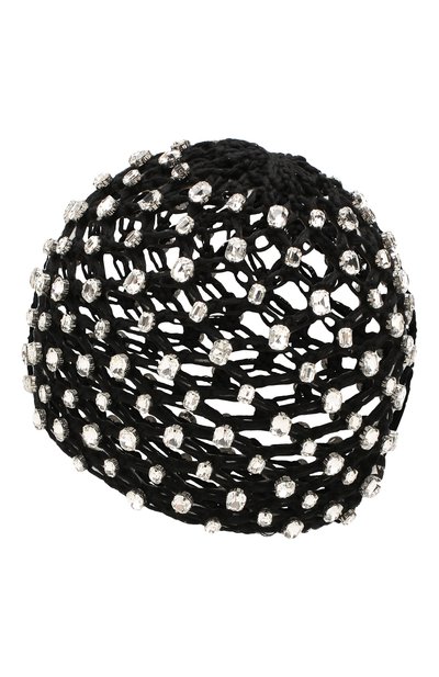 Хлопковая шапка SAINT LAURENT черного цвета по цене 105500 руб., арт. 593585/3YB56, фото 2 Хлопковая шапка SAINT LAURENT, арт. 593585/3YB56, фото 2