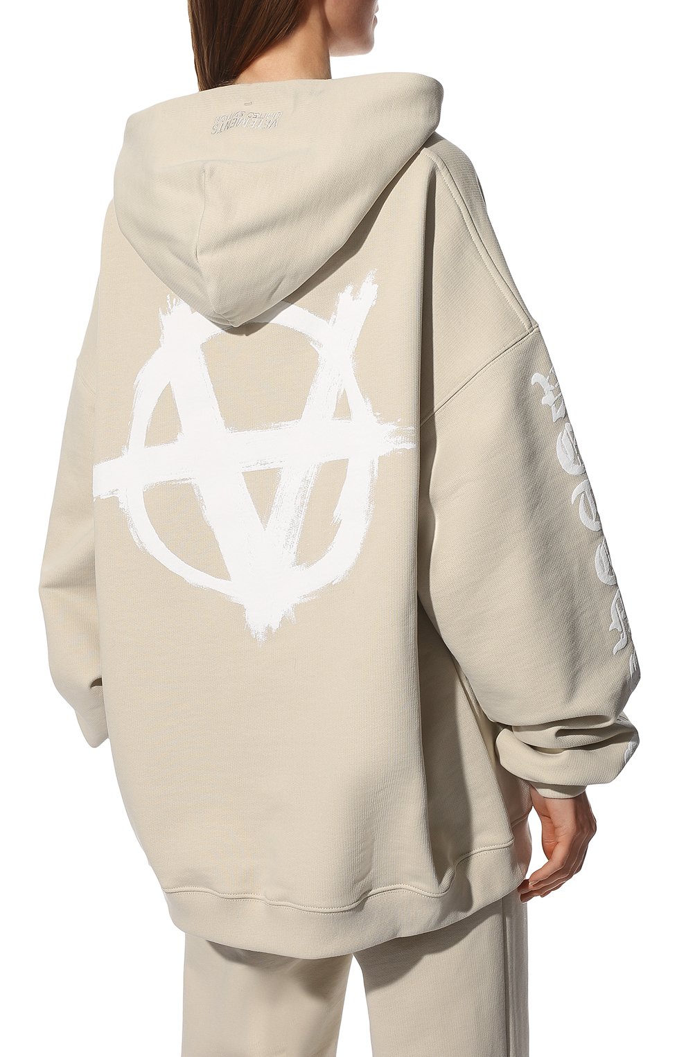 Хлопковое худи VETEMENTS, арт. UE52TR460W 1601/W, фото 4