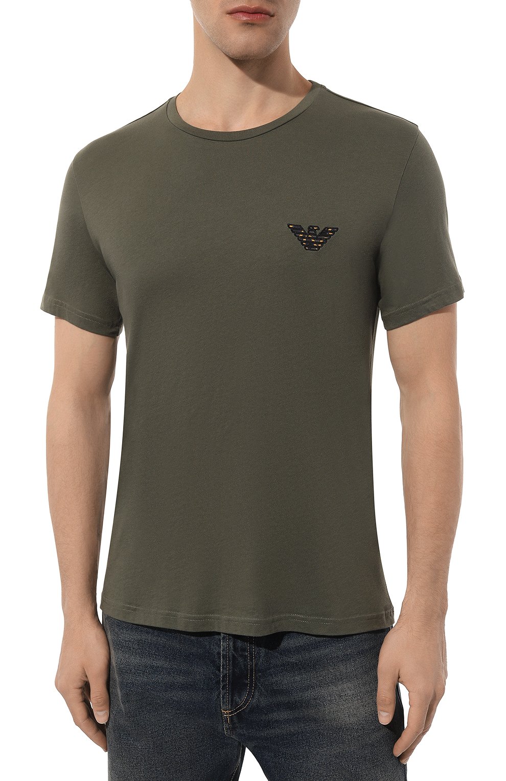 Хлопковая футболка EMPORIO ARMANI, арт. 211818/4R483, фото 3