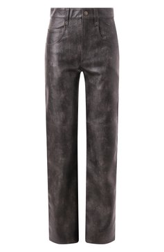 Женские брюки ISABEL MARANT ETOILE черного цвета, арт. 25PPA0519FA-C1B01E | Фото 1 (Длина (брюки, джинсы): Стандартные; Женское Кросс-КТ: Брюки-одежда; Силуэт Ж (брюки и джинсы): Прямые; Стили: Гранж)