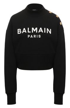 Хлопковый свитшот BALMAIN, арт. AF1J0040/BB02, фото 1