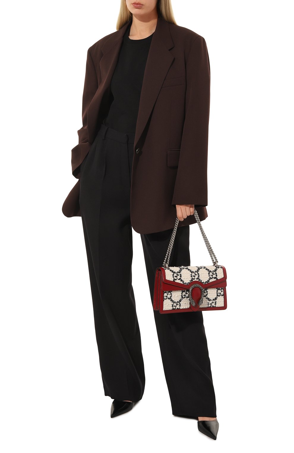 Сумка dionysus gg small GUCCI красного цвета по цене 285120 руб., арт. 400249 G32AN, фото 7 Сумка dionysus gg small GUCCI, арт. 400249 G32AN, фото 7