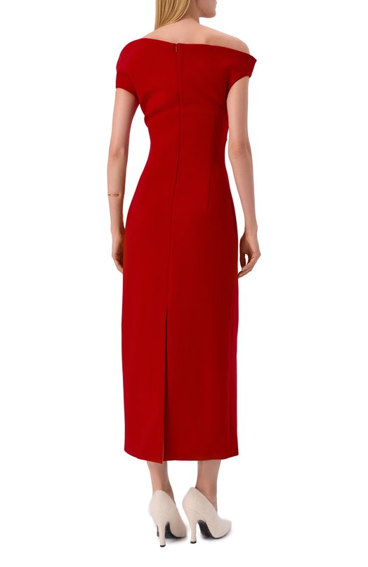 Шерстяное платье Magda Butrym 258925 Красный  258925 Фото 3