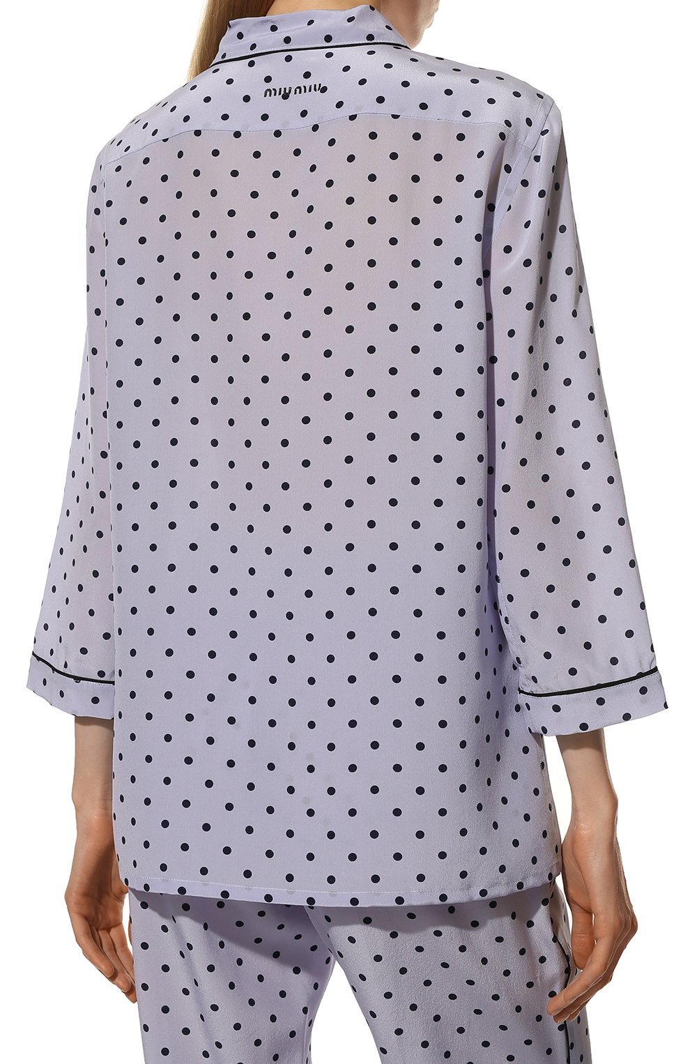 Шелковая пижама MIU MIU, арт. MPJ005-XJ0-F0X31, фото 4
