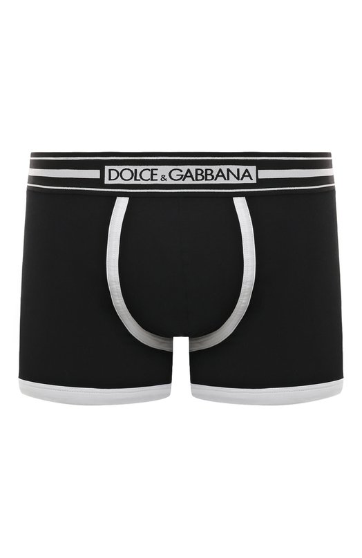 Хлопковые боксеры Dolce & Gabbana M4F36J/FUECH Чёрный M4F36J/FUECH