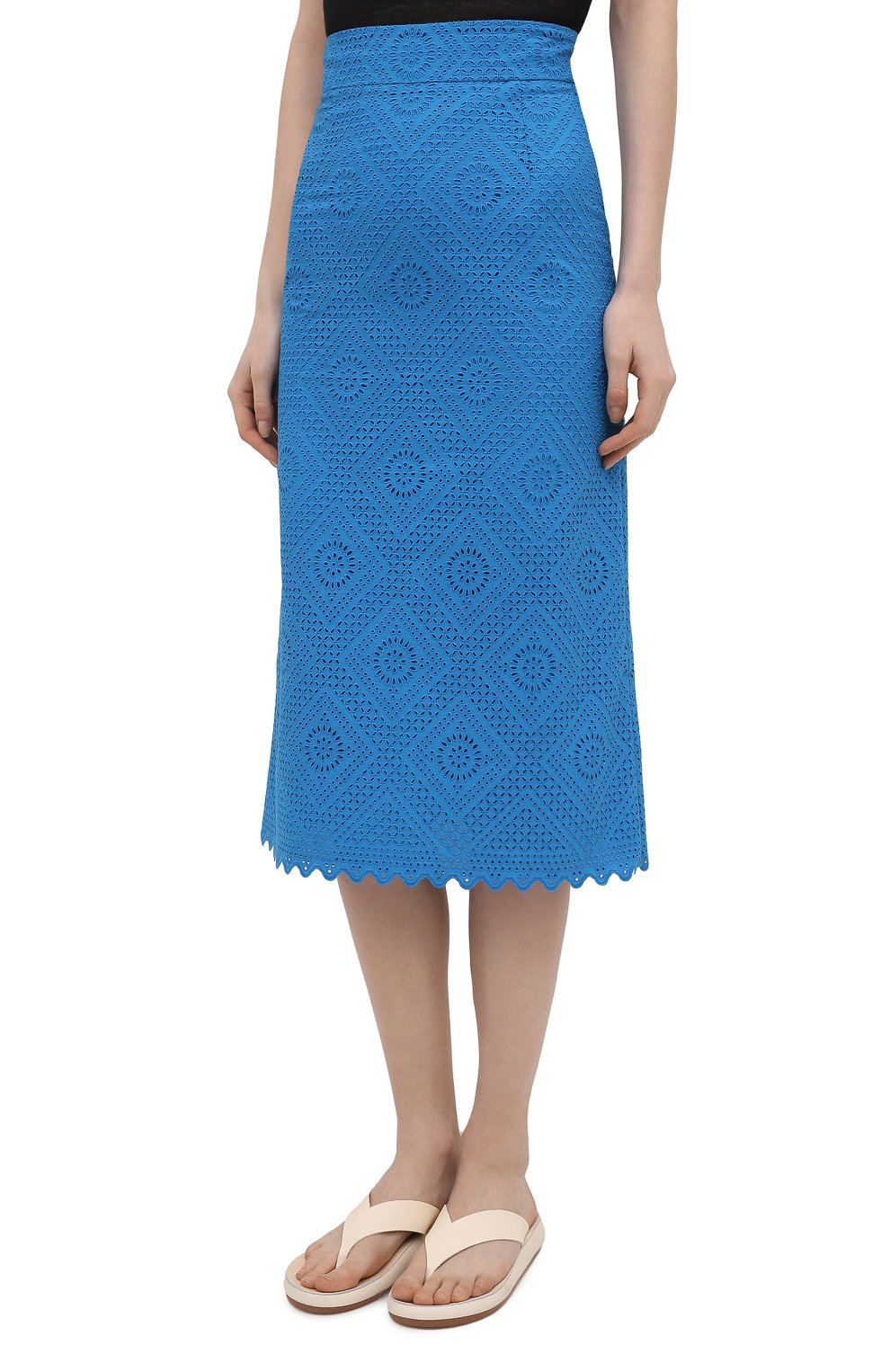 Хлопковая юбка LORO PIANA, арт. FAL5910, фото 3