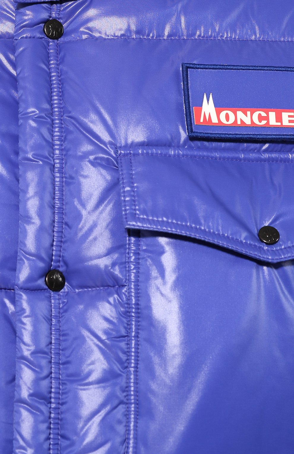 Мужская синяя пуховик 7 moncler fragment hiroshi fujiwara