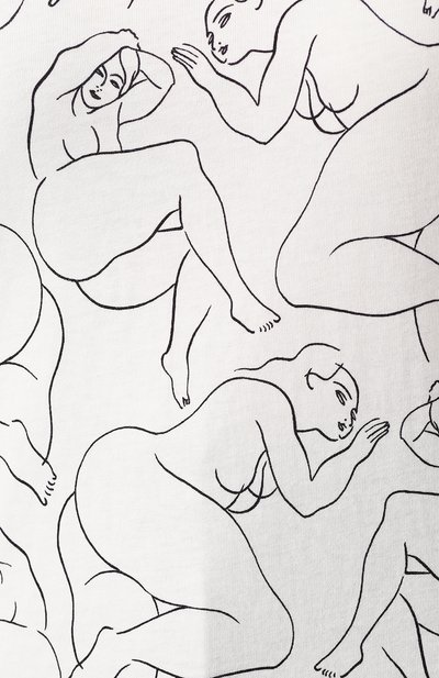 Хлопковая футболка BY MALENE BIRGER, арт. Q66653001/TSH5013S91, фото 5