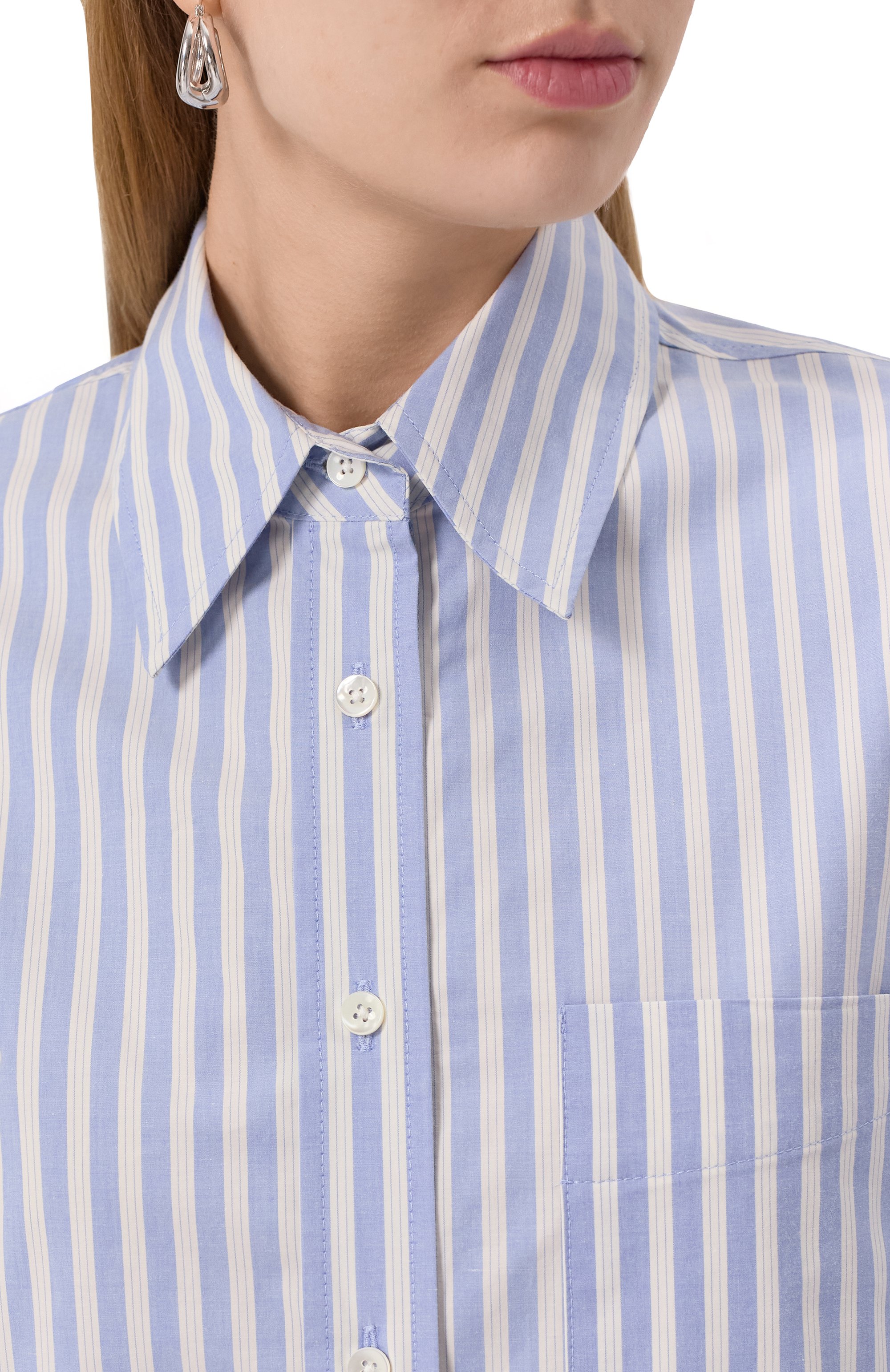 Хлопковая рубашка CLOSED, арт. C94241-220-22, фото 5