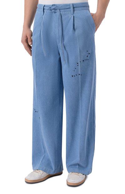 Хлопковые брюки DOMREBEL, арт. M LAZY/PLEATED TR0USERS, фото 3