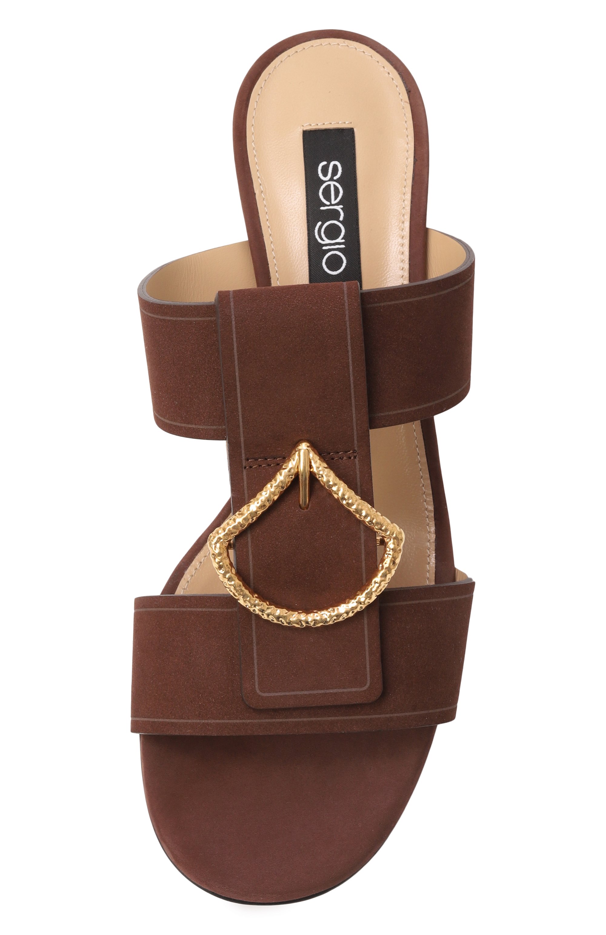 Замшевые мюли sea scale SERGIO ROSSI, арт. B11490/MMVM01, фото 6