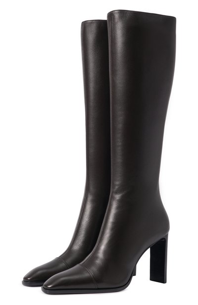 Женские кожаные сапоги venetia 95 SAINT LAURENT, арт. 823417/AADF0