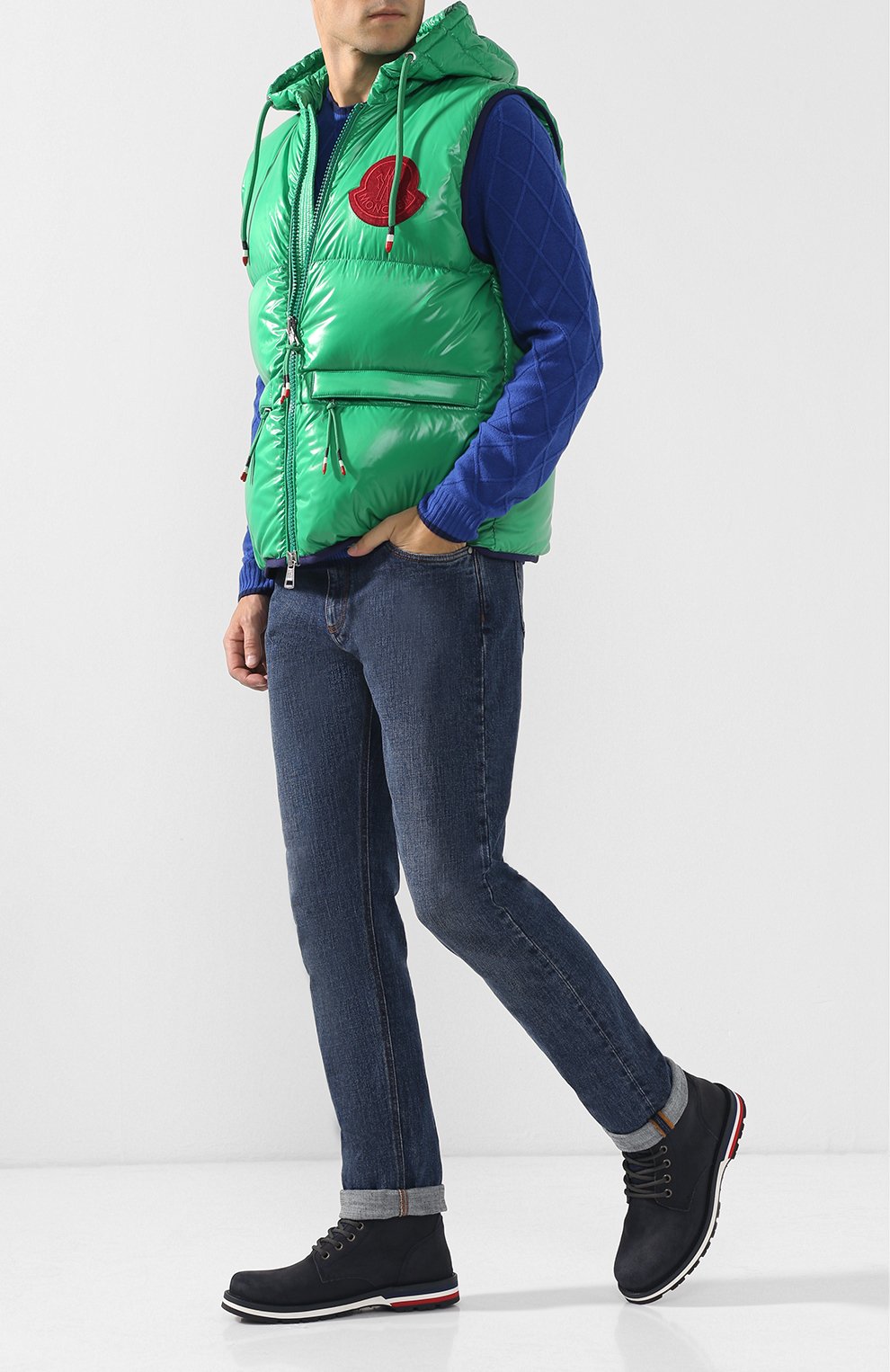 Замшевые ботинки new vancouver на шнуровке MONCLER, арт. D2-09A-10162-00-01721, фото 2