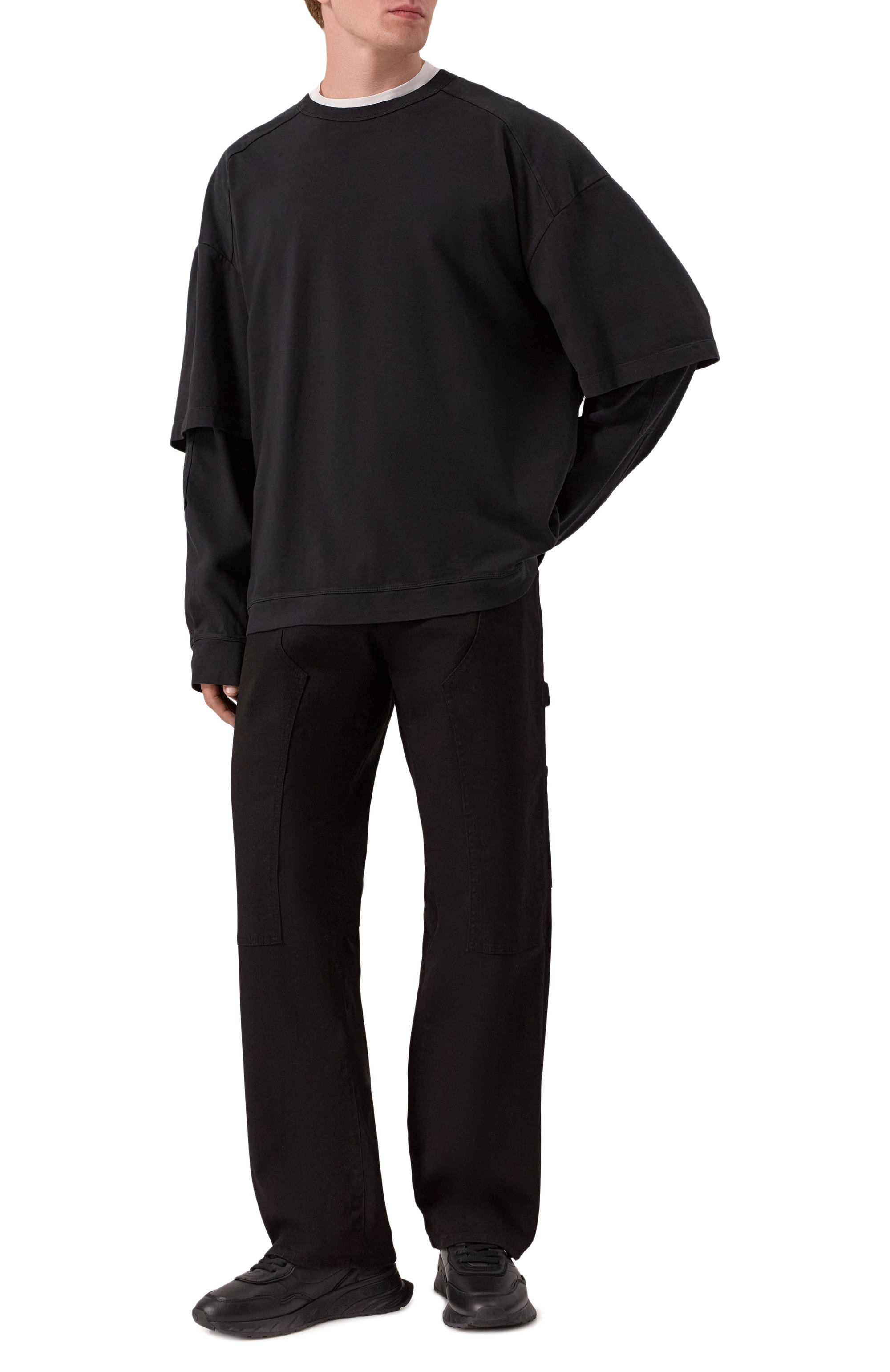 Кожаные кроссовки sprinter DSQUARED2, арт. SNM0401/35605520, фото 2