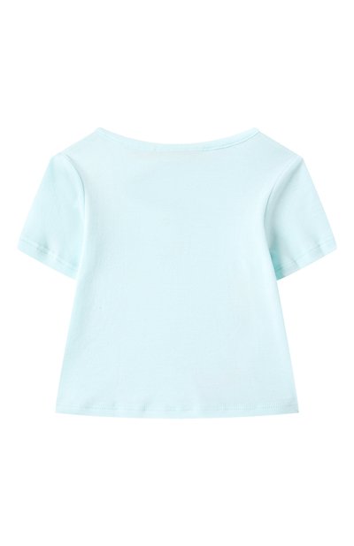 Комплект из футболки и шорт MARNI голубого цвета по цене 11500 руб., арт. M01442/M00UL, фото 3 Комплект из футболки и шорт MARNI, арт. M01442/M00UL, фото 3