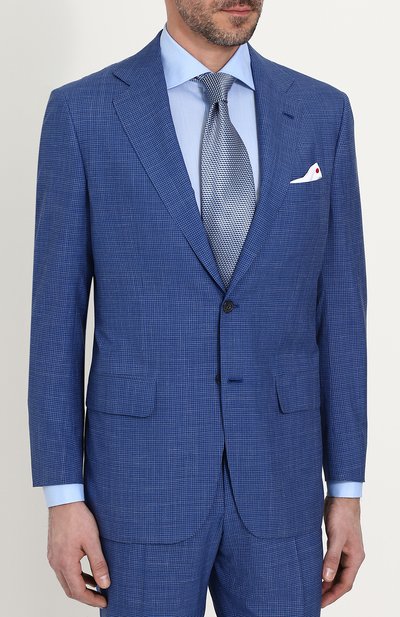 Костюм из смеси кашемира и шелка со льном KITON, арт. UA81K06P0001002, фото 2