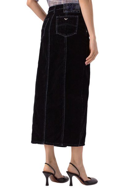Бархатная юбка EMPORIO ARMANI, арт. 6D2N62/2DUCZ, фото 4