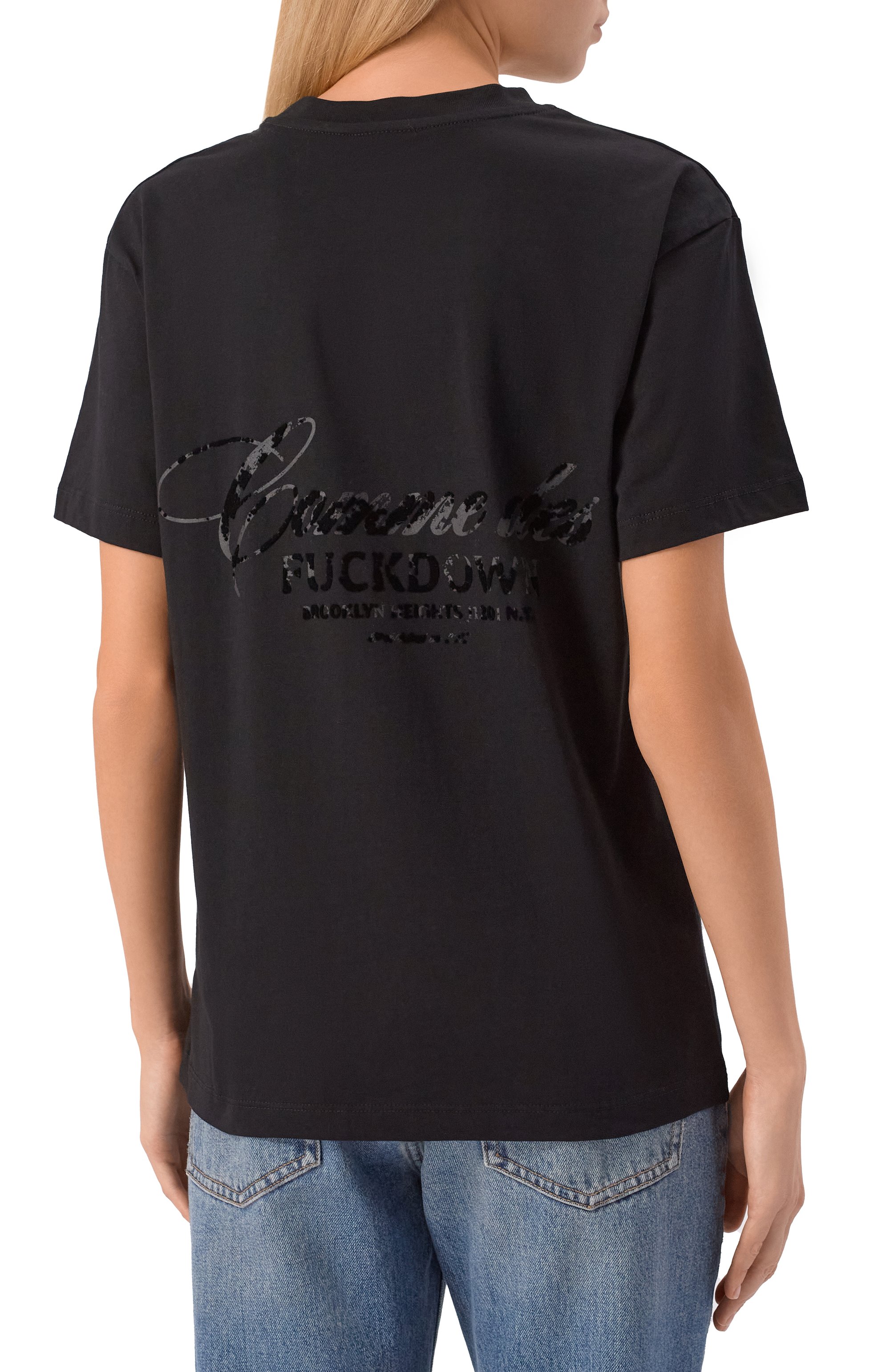 Хлопковая футболка COMME DES FUCKDOWN, арт. CFABW01397, фото 4