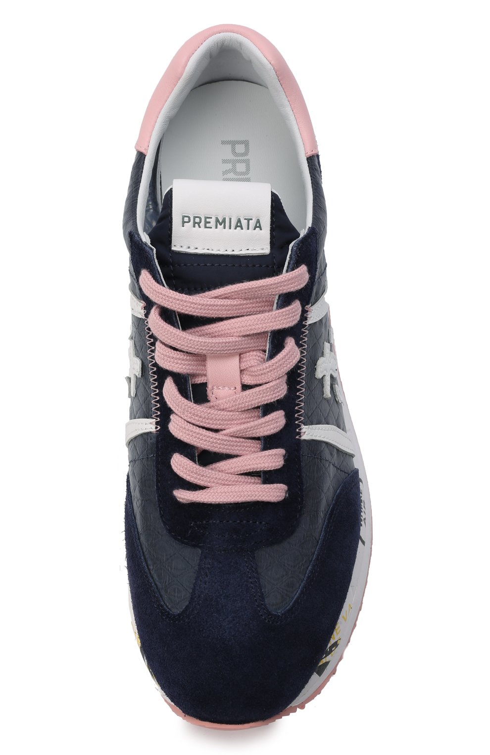 Комбинированные кроссовки conny PREMIATA синего цвета по цене 23500 руб., арт. C0NNY/VAR5613, фото 6 Комбинированные кроссовки conny PREMIATA, арт. C0NNY/VAR5613, фото 6