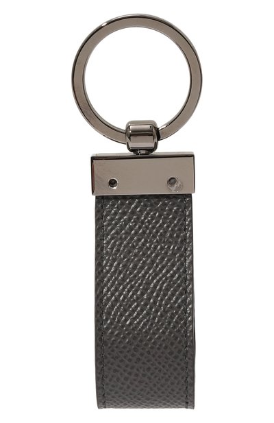 Кожаный брелок DOLCE & GABBANA темно-серого цвета по цене 23300 руб., арт. BP1371 AG219, фото 2 Кожаный брелок DOLCE & GABBANA, арт. BP1371 AG219, фото 2