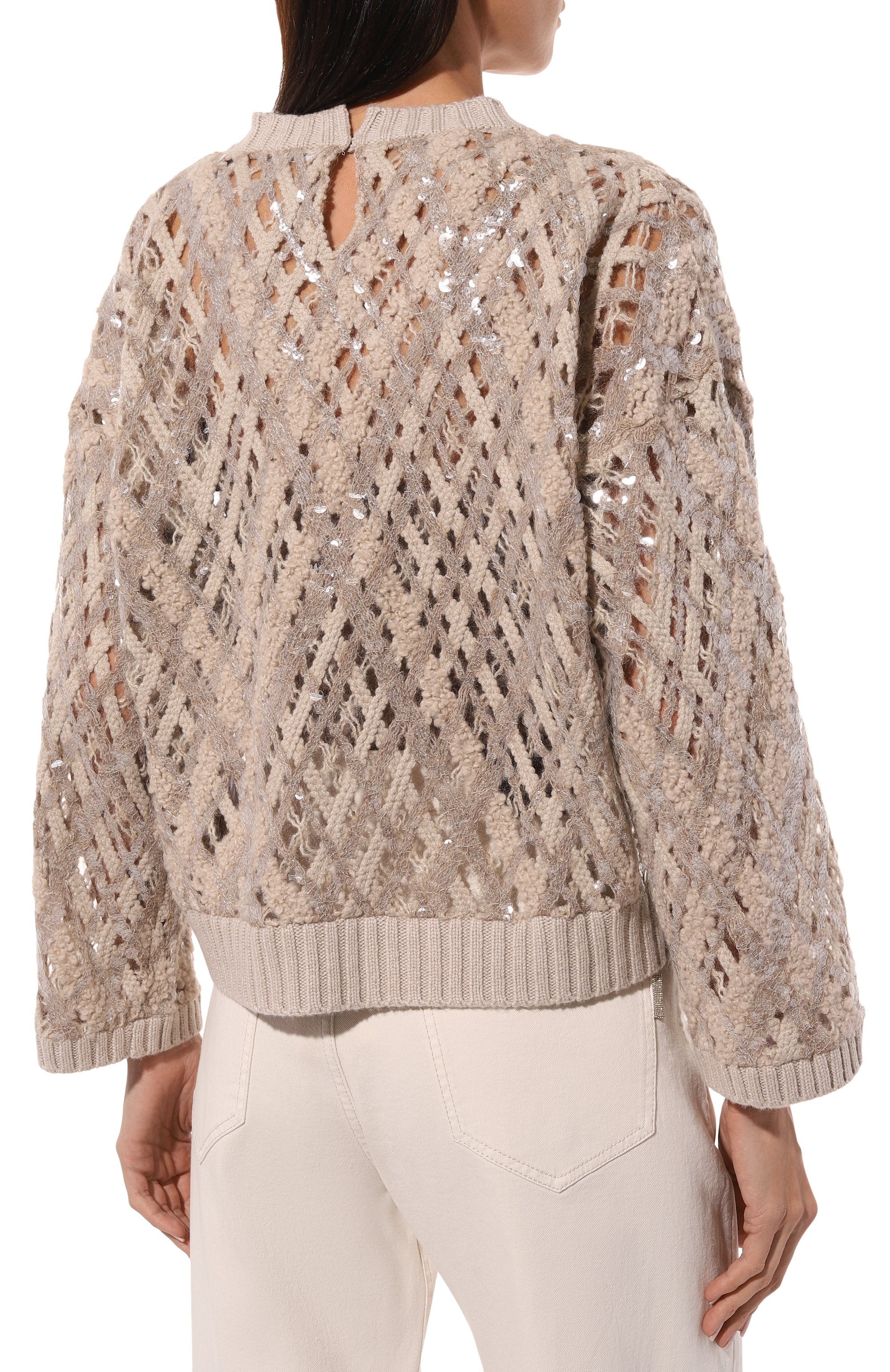 Кашемировый свитер BRUNELLO CUCINELLI, арт. M52R20500, фото 4