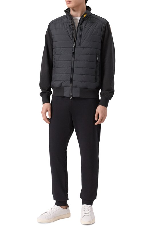 Утепленный бомбер Parajumpers 26SM-PM HYF P02 Чёрный  26SM-PM HYF P02 Фото 2