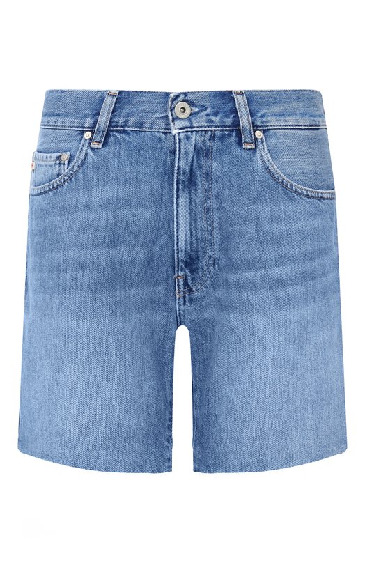 Джинсовые шорты AG Adriano Goldschmied W0142-122/A/EX-B0YFRIEND SH0RT-MID-RISE BERMUDA Голубой W0142-122/A/EX-B0YFRIEND SH0RT-MID-RISE BERMUDA