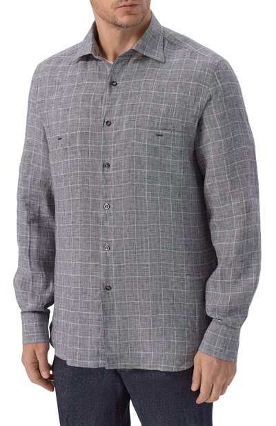 Льняная рубашка STEFANO RICCI, арт. MC007948/BX3124, фото 3