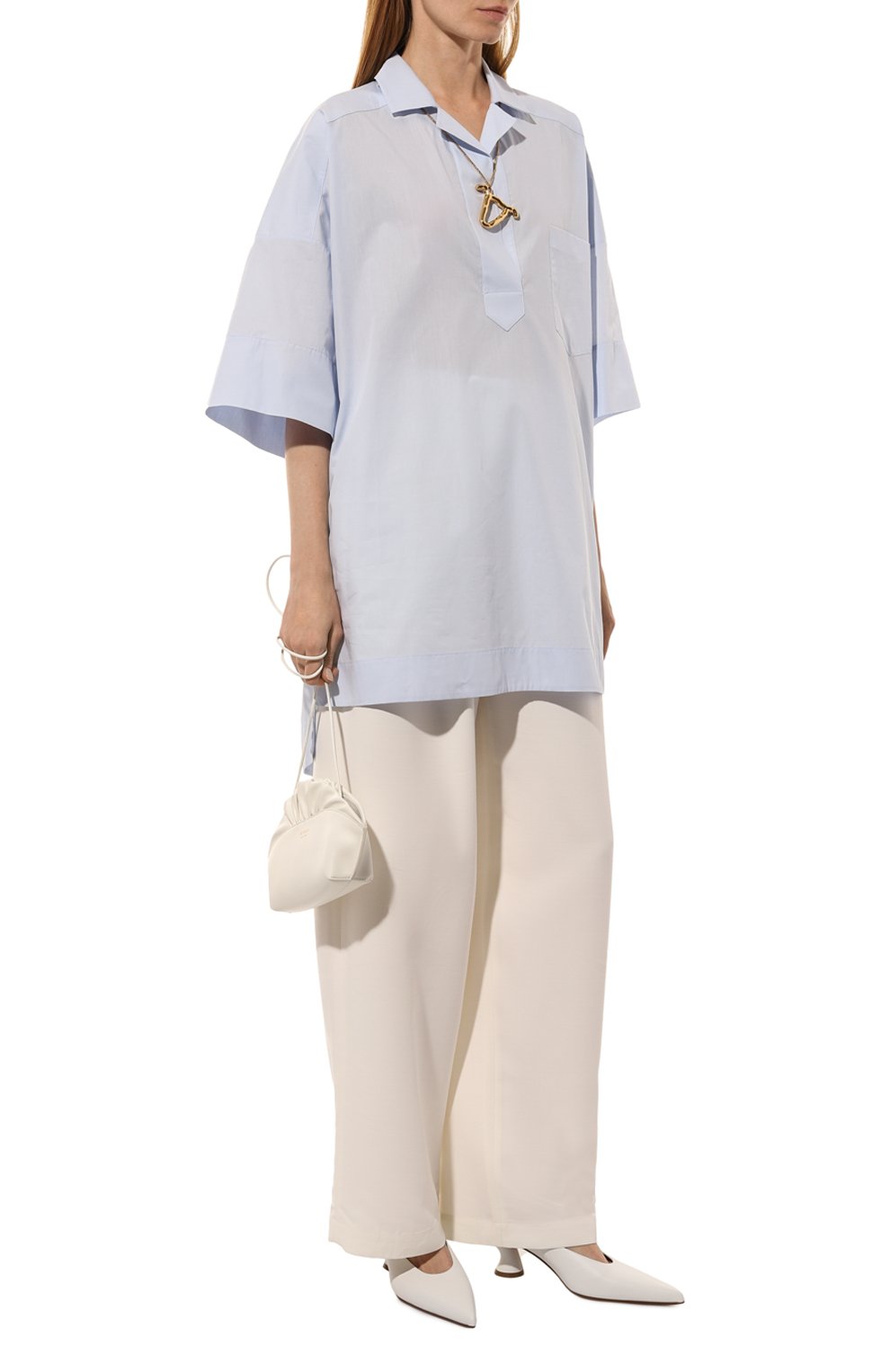 Хлопковая блузка DICE KAYEK, арт. R24C621, фото 2