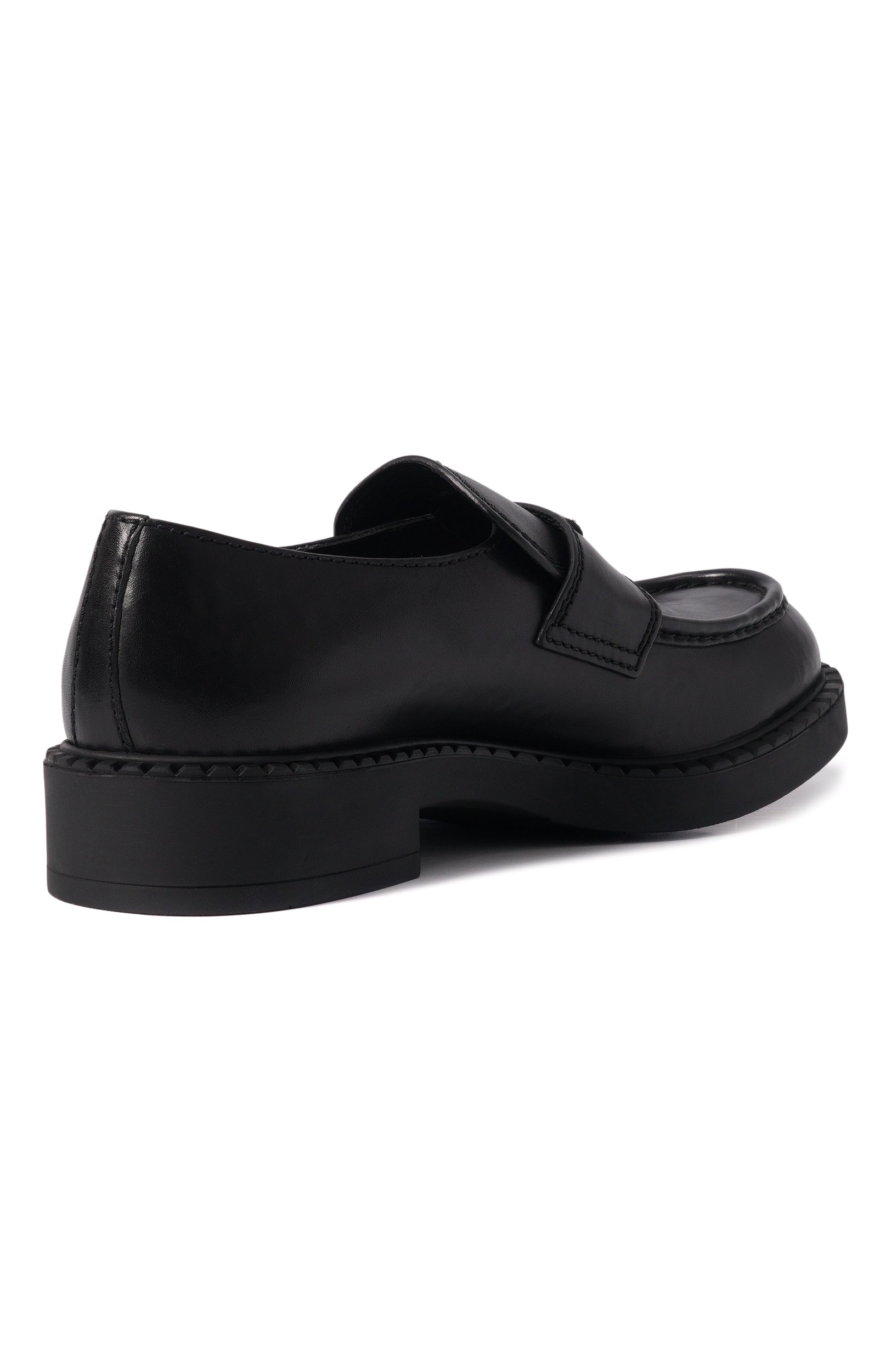 Кожаные лоферы PRADA, арт. 2DE127 G000/3ZPQ, фото 4