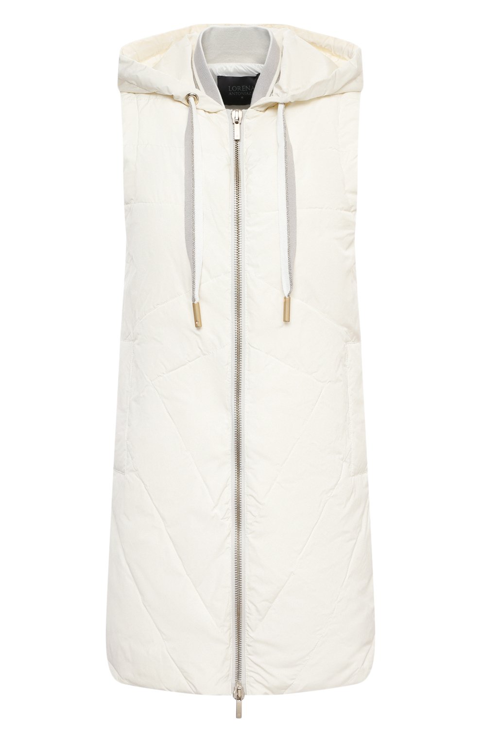 Жилет LORENA ANTONIAZZI бежевого цвета по цене 78850 руб., арт. P2109PI012/3374, фото 1 Жилет LORENA ANTONIAZZI, арт. P2109PI012/3374, фото 1