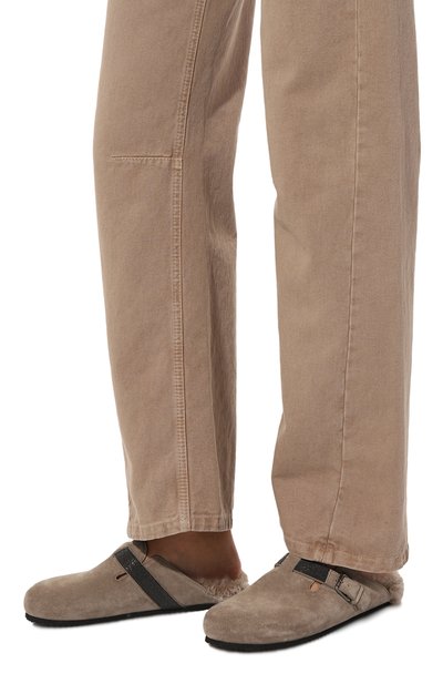 Замшевые сабо BRUNELLO CUCINELLI, арт. MZSFG2552, фото 3