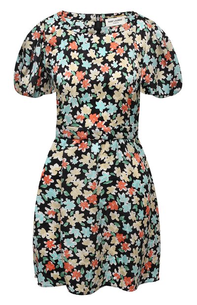 Шелковое платье SAINT LAURENT, арт. 647954/Y5C61, фото 1