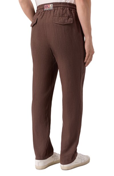 Льняные брюки MC2 SAINT BARTH, арт. STBM CALAIS/00320H, фото 4