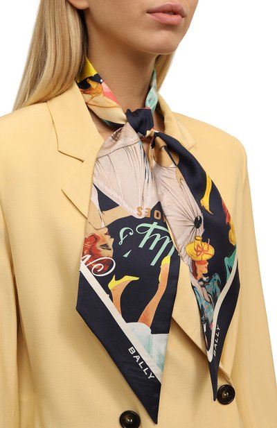 Шелковый платок BALLY, арт. WSC03R/SE152, фото 2