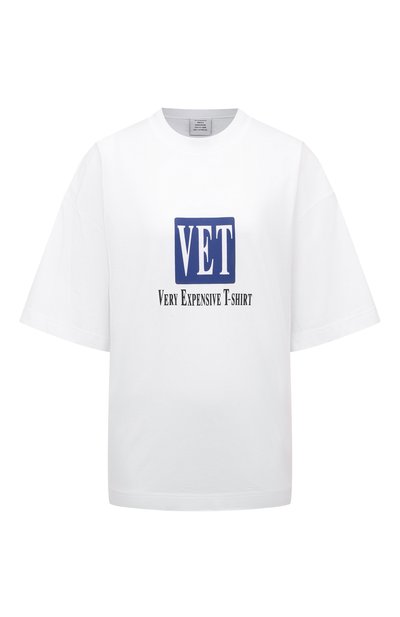 Хлопковая футболка VETEMENTS, арт. UA66TR685W