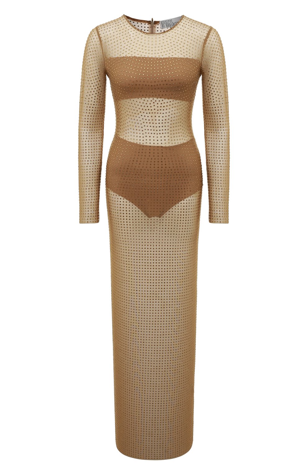 Платье с отделкой стразами GIUSEPPE DI MORABITO, арт. FW22269DR-201, фото 1