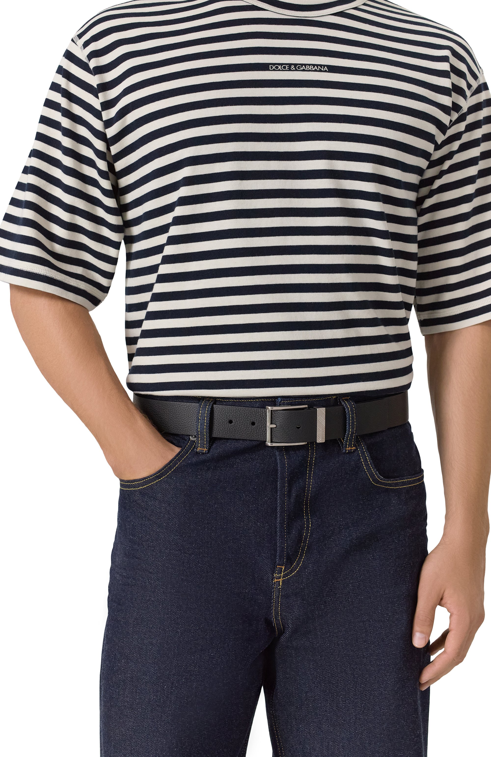 Кожаный ремень BURBERRY, арт. 8112006, фото 2