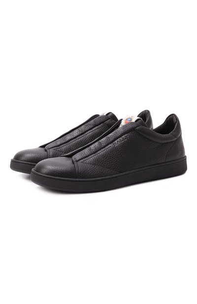 Мужские кожаные слипоны retro crest BALLY, арт. MSK0F8/VT029